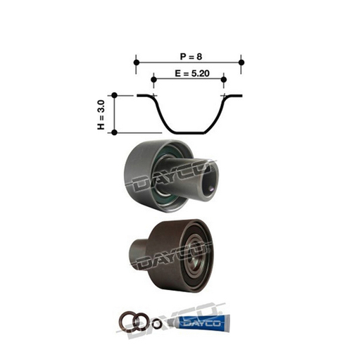 New Genuine DAYCO Timing Belt Kit #KTBA173
