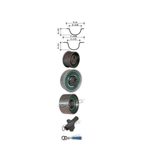 New Genuine DAYCO Timing Belt Kit #KTBA197H