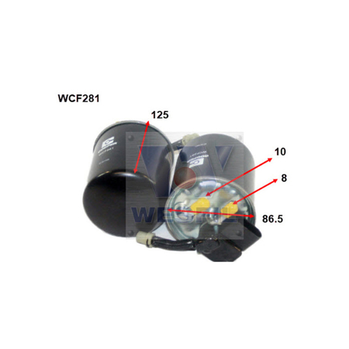 New Genuine COOPER Fuel Filter #WCF281