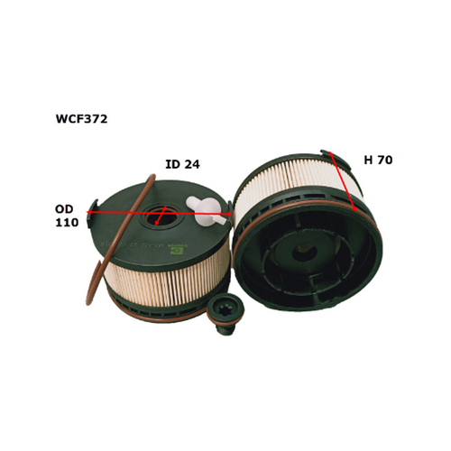 New Genuine COOPER Diesel Fuel Filter #WCF372