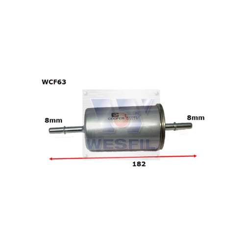 New Genuine COOPER Fuel Filter  #WCF63
