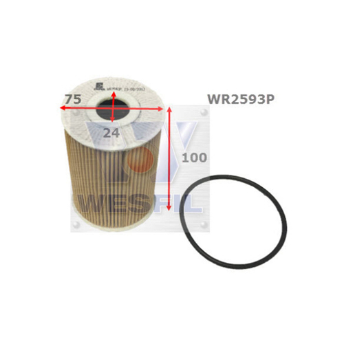New Genuine COOPER Oil Filter  #WR2593P