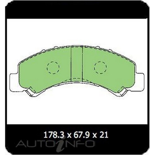New Genuine PROTEX Brake Pad - Rear #CDP1051