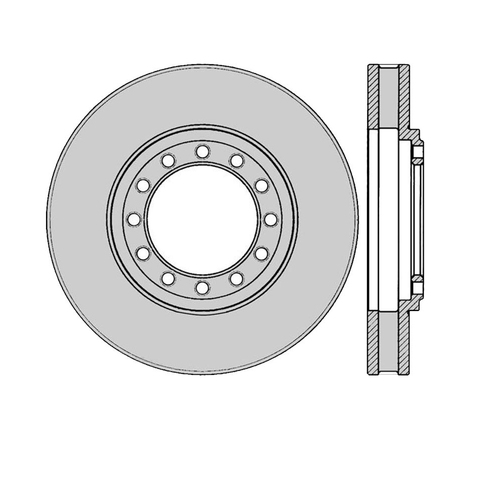 New Genuine PROTEX Rotor - Front #CDR1054