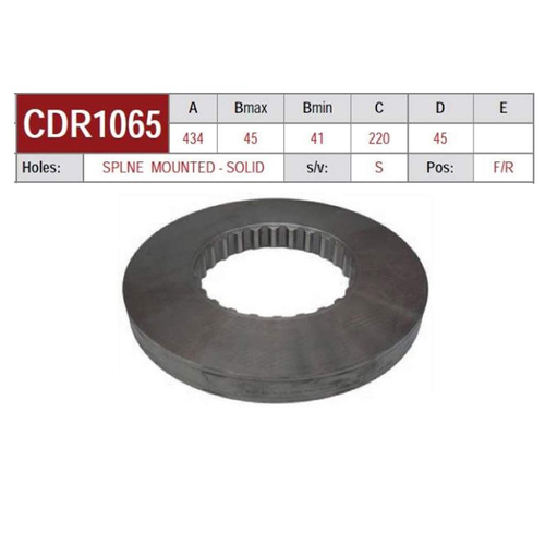 New Genuine PROTEX Rotor - Rear #CDR1065