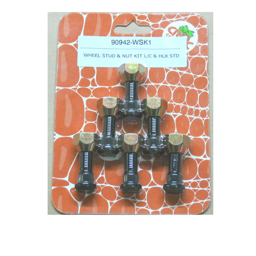 New Genuine HPP LUNDS Wheel Stud & Nut Set  #90942-WSK1NG